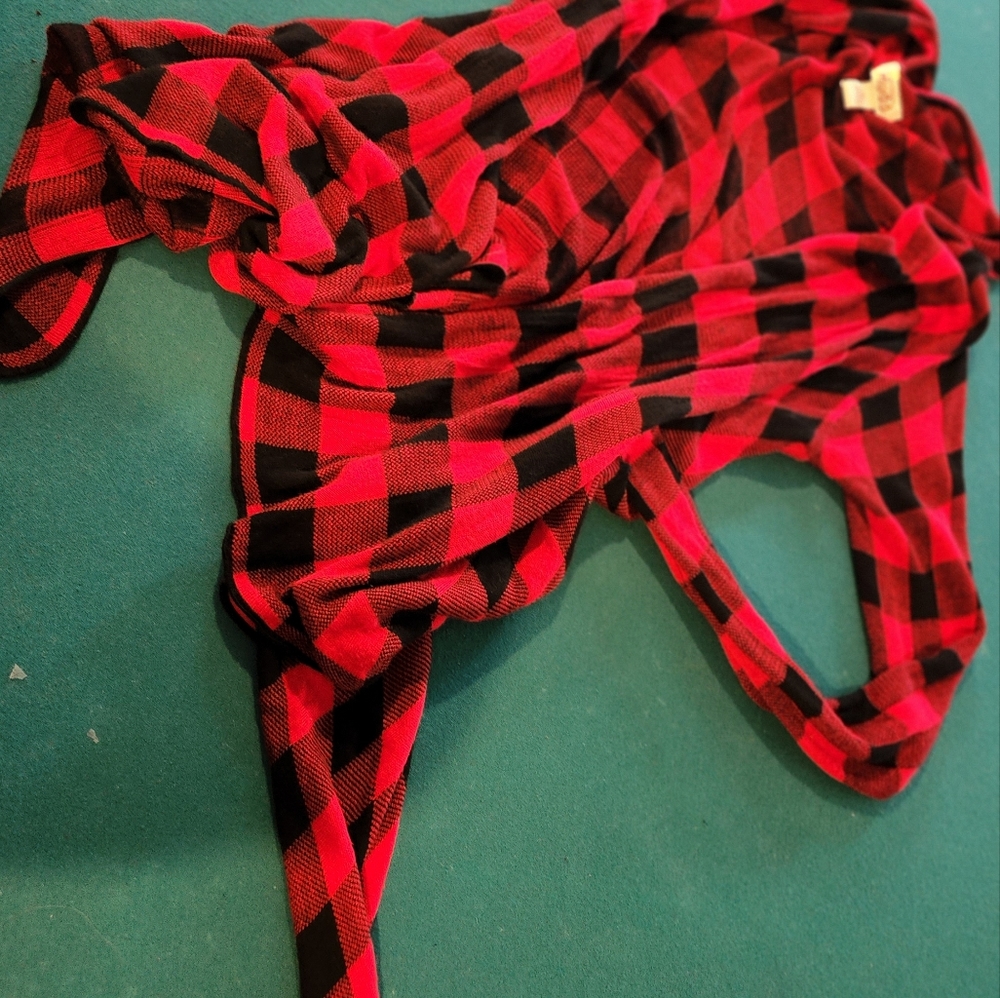 Women Plaid Cardigan Coat